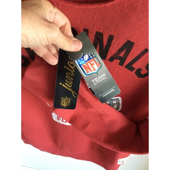 NWT, Arizona Cardinals Lightweight Sweatshirt, Juniors Size M, Very Cute - Picture 4 of 7